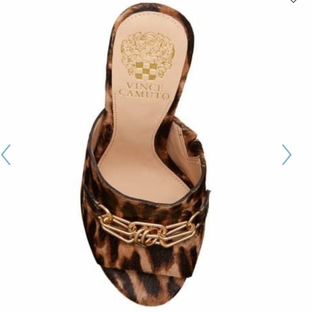 Vince Camuto Leopard Heel Sandal - Picture 5 of 8